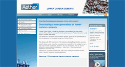 Desktop Screenshot of aether-cement.eu